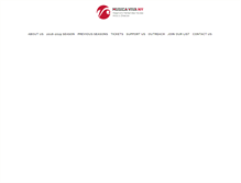 Tablet Screenshot of musicaviva.org