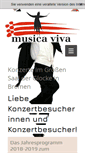 Mobile Screenshot of musicaviva.de